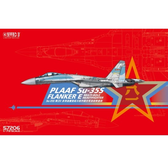 1/72 PLAAF Sukhoi Su-35S Flanker E Multirole Fighter 1/72 PLAAF Sukhoi Su-35S Flanker E Multirole Fighter