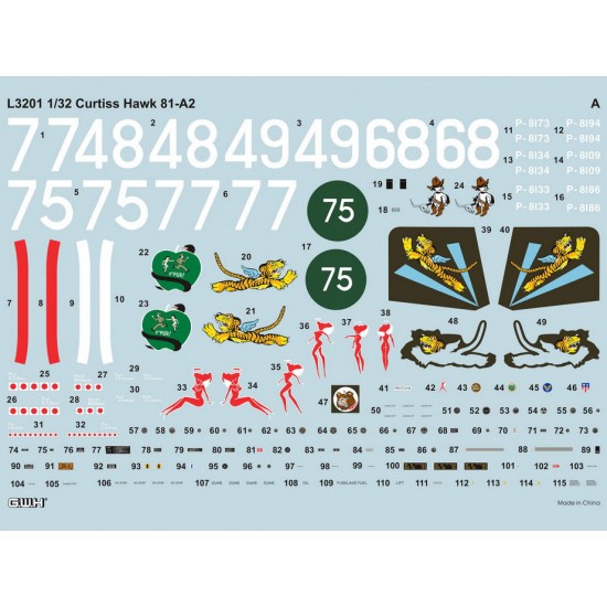 1/32 Curtiss Hawk 81 A-2 AVG Flying Tigers 1/32 Curtiss Hawk 81 A-2 AVG Flying Tigers