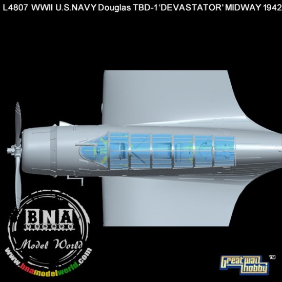 1/48 WWII US Navy Douglas TBD-1 Devastator Midway 1942 1/48 WWII US Navy Douglas TBD-1 Devastator Midway 1942