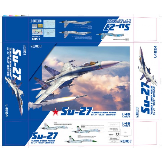1/48 Sukhoi Su-27 Flanker B Heavy Fighter 1/48 Sukhoi Su-27 Flanker B Heavy Fighter