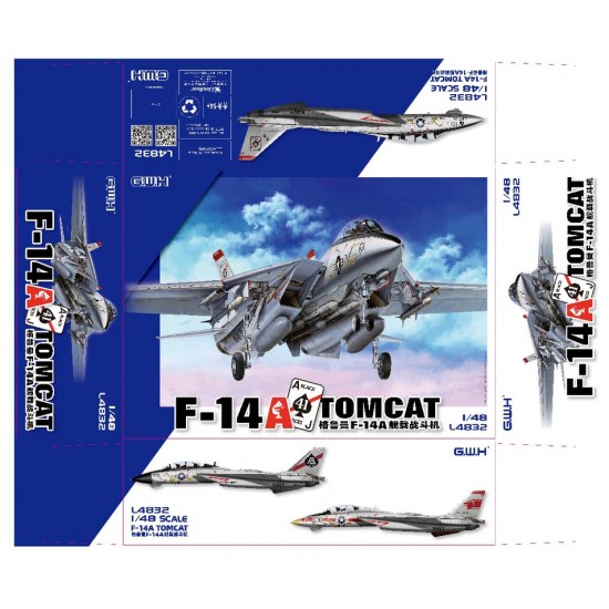 1/48 US Navy Grumman F-14A Tomcat Carrier Fighter 1/48 US Navy Grumman F-14A Tomcat Carrier Fighter