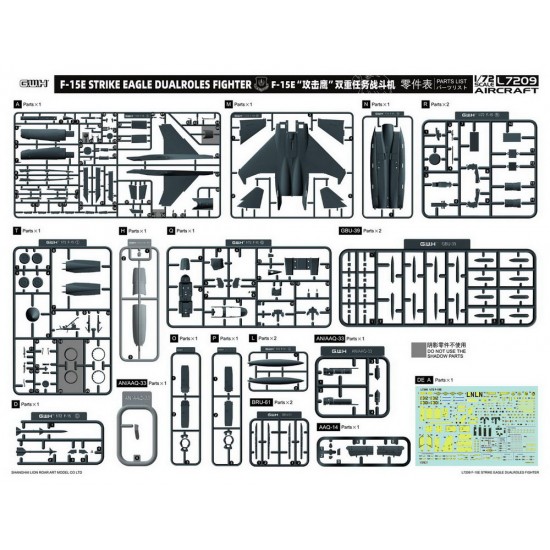 1/72 USAF F-15E Strike Eagle w/New Targeting Pod & Ground Attack Weapons 1/72 USAF F-15E Strike Eagle w/New Targeting Pod & Ground Attack Weapons