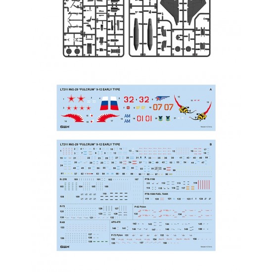 1/72 Mikoyan MIG-29 9-12 Early Type Fulcrum 1/72 Mikoyan MIG-29 9-12 Early Type Fulcrum