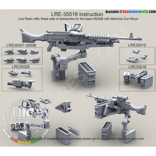 1/35 US Army M240B/M249 Military Systems Group Inc.