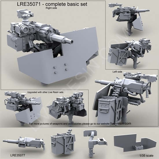 1/35 Mk47 Adv. Lightweight Grenade Launcher Striker40 on Vinghog ICSW Mount&Cuted Shield 1/35 Mk47 Adv. Lightweight Grenade Launcher Striker40 on Vinghog ICSW Mount&Cuted Shield