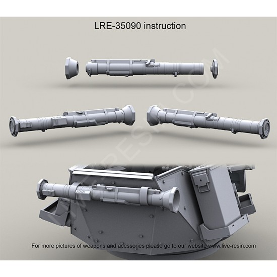 1/35 US Army AT4 /M136 Grenade Launcher - Resin Parts 1/35 US Army AT4 /M136 Grenade Launcher - Resin Parts