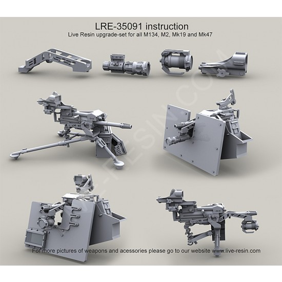 1/35 Accessories for Heavy Weapons - Polarion Night Reaper CSWL, Weapon Light, etc. 1/35 Accessories for Heavy Weapons - Polarion Night Reaper CSWL, Weapon Light, etc.