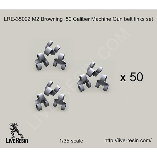 1/35 M2 Browning .50 Caliber Machine Gun Belt Links Set