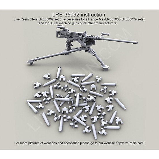 1/35 M2 Browning .50 Caliber Machine Gun Belt Links Set 1/35 M2 Browning .50 Caliber Machine Gun Belt Links Set