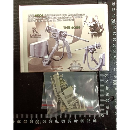 1/48 UH60 External Gun Mount System GAU-18 M2 Version 1/48 UH60 External Gun Mount System GAU-18 M2 Version