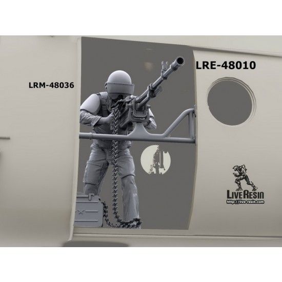 1/48 Utes 12,7 Machinegun Handmade Door Mount For Mi-8 Helicopter. Aghan War 1/48 Utes 12,7 Machinegun Handmade Door Mount For Mi-8 Helicopter. Aghan War