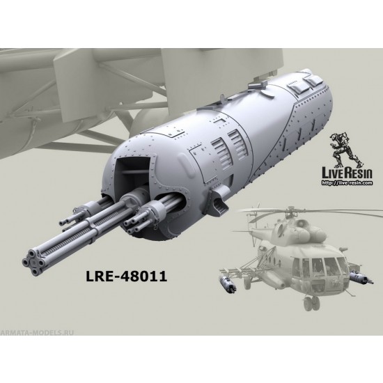 1/48 Guv 8700 Machinegun Container w/12,7 Yakb Abd Two 7,62 Gshs Machineguns 1/48 Guv 8700 Machinegun Container w/12,7 Yakb Abd Two 7,62 Gshs Machineguns
