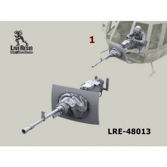 1/48 Alternative Universe Weapons for Mi-8 Helicopter - GShS Machinrguns 1/48 Alternative Universe Weapons for Mi-8 Helicopter - GShS Machinrguns