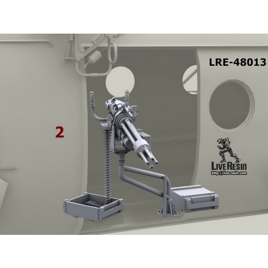1/48 Alternative Universe Weapons for Mi-8 Helicopter - GShS Machinrguns 1/48 Alternative Universe Weapons for Mi-8 Helicopter - GShS Machinrguns