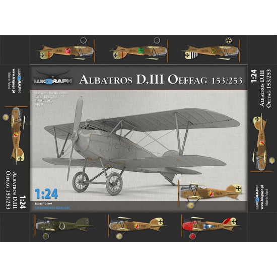 1/24 Austro-Hungarian Albatros D.III Oeffag 153/253 (3D-printed kit) 1/24 Austro-Hungarian Albatros D.III Oeffag 153/253 (3D-printed kit)
