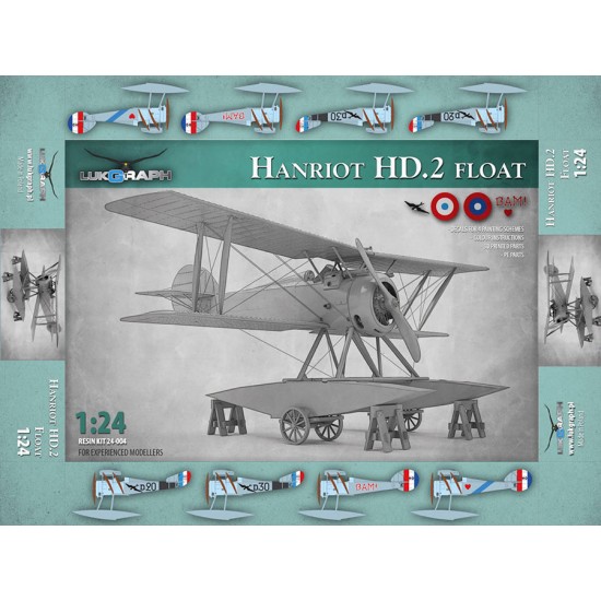 1/24 Hanriot HD.2 FLOAT (3D-printed kit) 1/24 Hanriot HD.2 FLOAT (3D-printed kit)