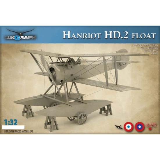 1/32 Hanriot HD.2 FLOAT Plane Fighter 1/32 Hanriot HD.2 FLOAT Plane Fighter