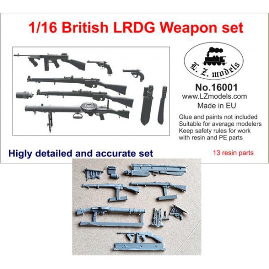 1/16 British LRDG Weapon set 1/16 British LRDG Weapon set