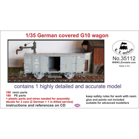 1/35 German G10 Covered Wagon (Full kit) 1/35 German G10 Covered Wagon (Full kit)