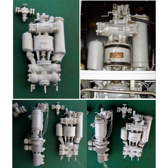1/35 BR86 Locomotive Upgrade Set Vol.1 (Tolkien-Knorr Compressor& Pump) for Trumpeter kit 1/35 BR86 Locomotive Upgrade Set Vol.1 (Tolkien-Knorr Compressor& Pump) for Trumpeter kit