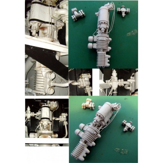 1/35 BR86 Locomotive Upgrade Set Vol.1 (Tolkien-Knorr Compressor& Pump) for Trumpeter kit 1/35 BR86 Locomotive Upgrade Set Vol.1 (Tolkien-Knorr Compressor& Pump) for Trumpeter kit