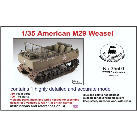 1/35 American M29 Weasel (Full kit) 1/35 American M29 Weasel (Full kit)