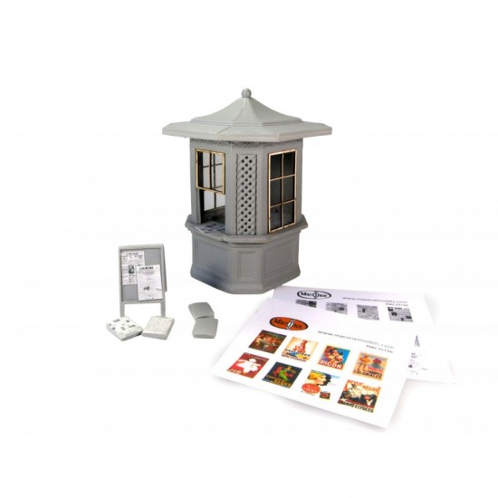 1/35 Kiosk (height 100mm/3.94 in, width 75mm/2.95 in) 1/35 Kiosk (height 100mm/3.94 in, width 75mm/2.95 in)