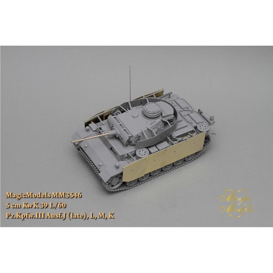 1/35 PzKpfw.III Ausf.J (late)/L/M/K 5cm KwK 39 L/60 Gun Barrel 1/35 PzKpfw.III Ausf.J (late)/L/M/K 5cm KwK 39 L/60 Gun Barrel