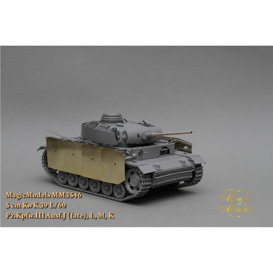 1/35 PzKpfw.III Ausf.J (late)/L/M/K 5cm KwK 39 L/60 Gun Barrel 1/35 PzKpfw.III Ausf.J (late)/L/M/K 5cm KwK 39 L/60 Gun Barrel