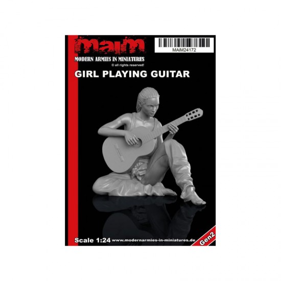 1/24 Girl Playing Guitar 1/24 Girl Playing Guitar