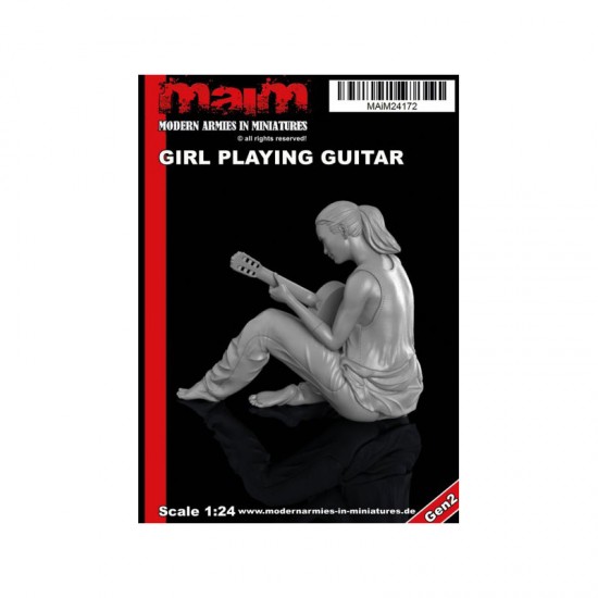 1/24 Girl Playing Guitar 1/24 Girl Playing Guitar