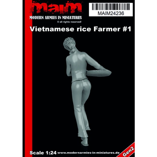 1/24 Vietnamese Woman with Rice Basket