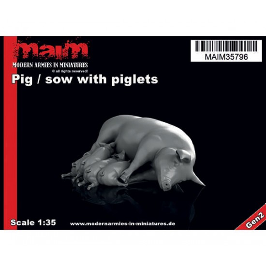 1/35 Pig with Piglets