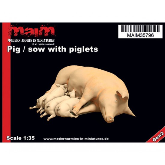 1/35 Pig with Piglets