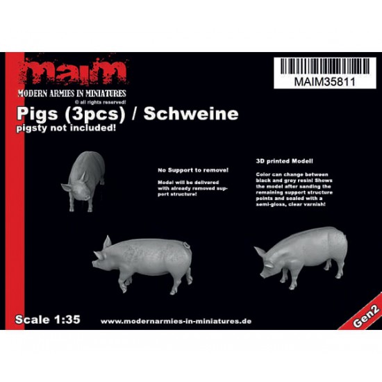 1/35 Pigs (3pcs)