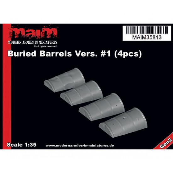 1/35 Buried Barrels #1 (4pcs) 1/35 Buried Barrels #1 (4pcs)