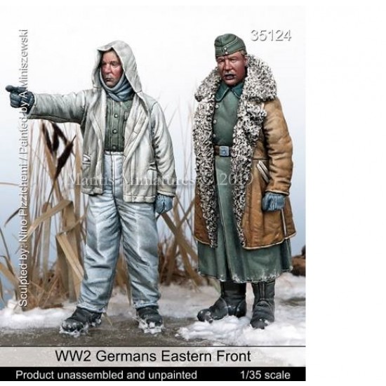 1/35 WWII Eastern Front German Team (2 figures) 1/35 WWII Eastern Front German Team (2 figures)
