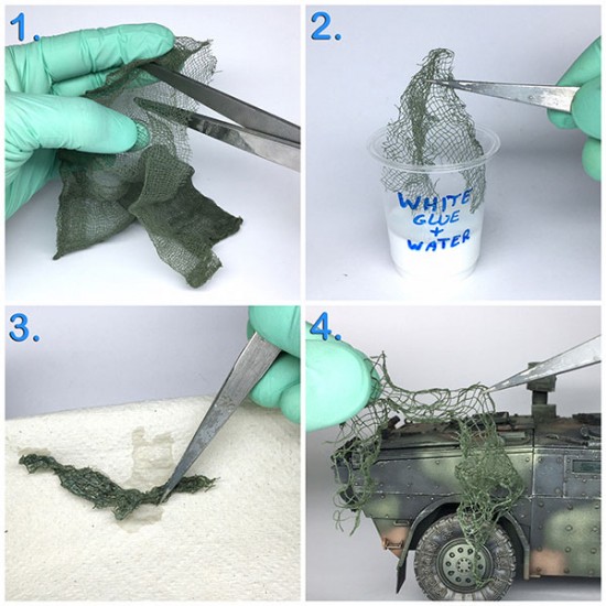 1/35 Brown & Green Camouflage Mesh (2 sheets, 30x20cm) 1/35 Brown & Green Camouflage Mesh (2 sheets, 30x20cm)