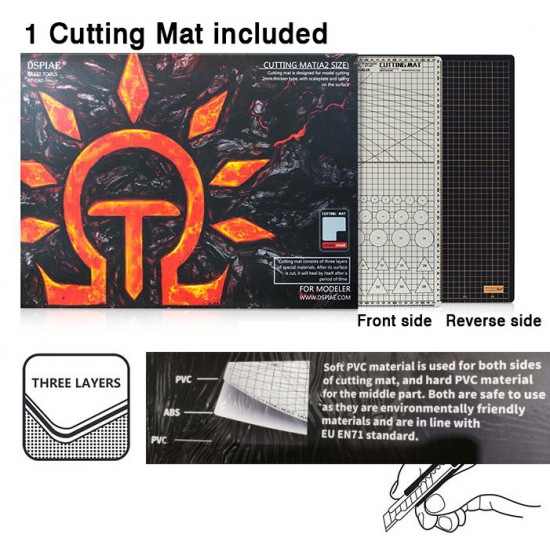 Cutting Mat (A2, 600x450x2mm) Cutting Mat (A2, 600x450x2mm)