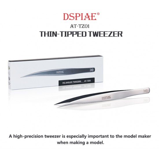 Thin-Tipped Angled Tweezers #Z01 Thin-Tipped Angled Tweezers #Z01