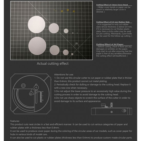 Stepless Adjustment Circular Cutter Stepless Adjustment Circular Cutter