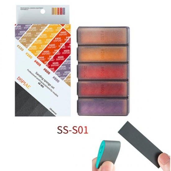 Sanding Sponge Set #180 #280 #400 #600 #800 (30pcs) Sanding Sponge Set #180 #280 #400 #600 #800 (30pcs)