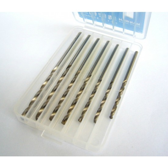 High Speed Steel Drill Bits (2.0mm - 3.0mm; 7pcs) High Speed Steel Drill Bits (2.0mm - 3.0mm; 7pcs)
