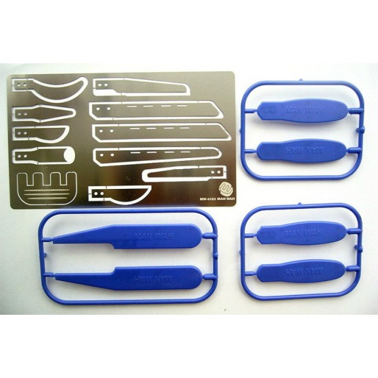 Photo-Etched Saw Set Type C w/Saw Handle (Saw Blade Thickness: 0.2mm) Photo-Etched Saw Set Type C w/Saw Handle (Saw Blade Thickness: 0.2mm)