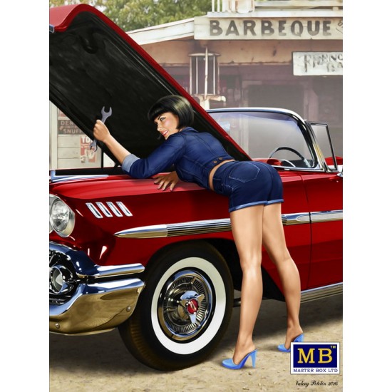 1/24 Pin-Up Series - A Short Stop kit No.2 (1 Female Figure) 1/24 Pin-Up Series - A Short Stop kit No.2 (1 Female Figure)