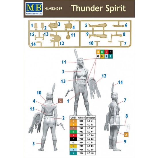 1/24 Thunder Spirit (1 Female Figure) 1/24 Thunder Spirit (1 Female Figure)