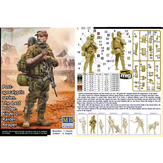 1/24 Post-apocalyptic series - The Last Bridge Kit Vol. 2 Raider Reaper 1/24 Post-apocalyptic series - The Last Bridge Kit Vol. 2 Raider Reaper