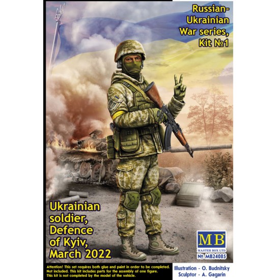 1/24 Russian-Ukranian War Vol.1 - Ukranian Soldier, Defence of Kyiv, March 2022 1/24 Russian-Ukranian War Vol.1 - Ukranian Soldier, Defence of Kyiv, March 2022