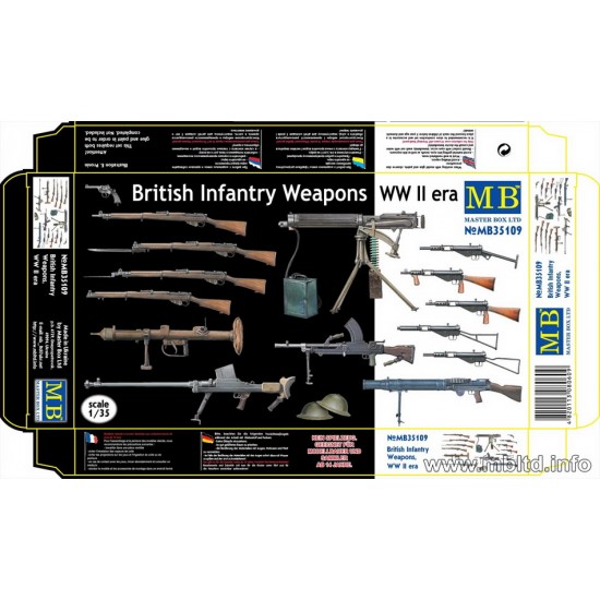 MASTER BOX™ 35109 WWII British Infantry Weapons in 1:35 