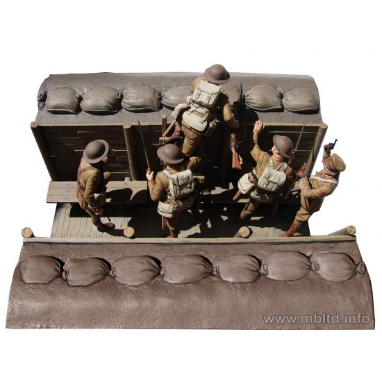 1/35 WWI British Infantry Before the Attack (5 figures) 1/35 WWI British Infantry Before the Attack (5 figures)
